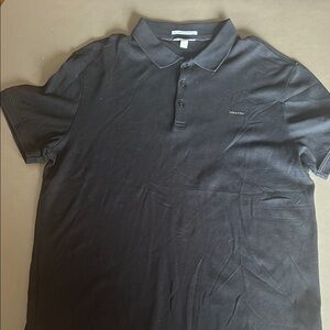 Calvin Klein Men's Black Polo Shirt
